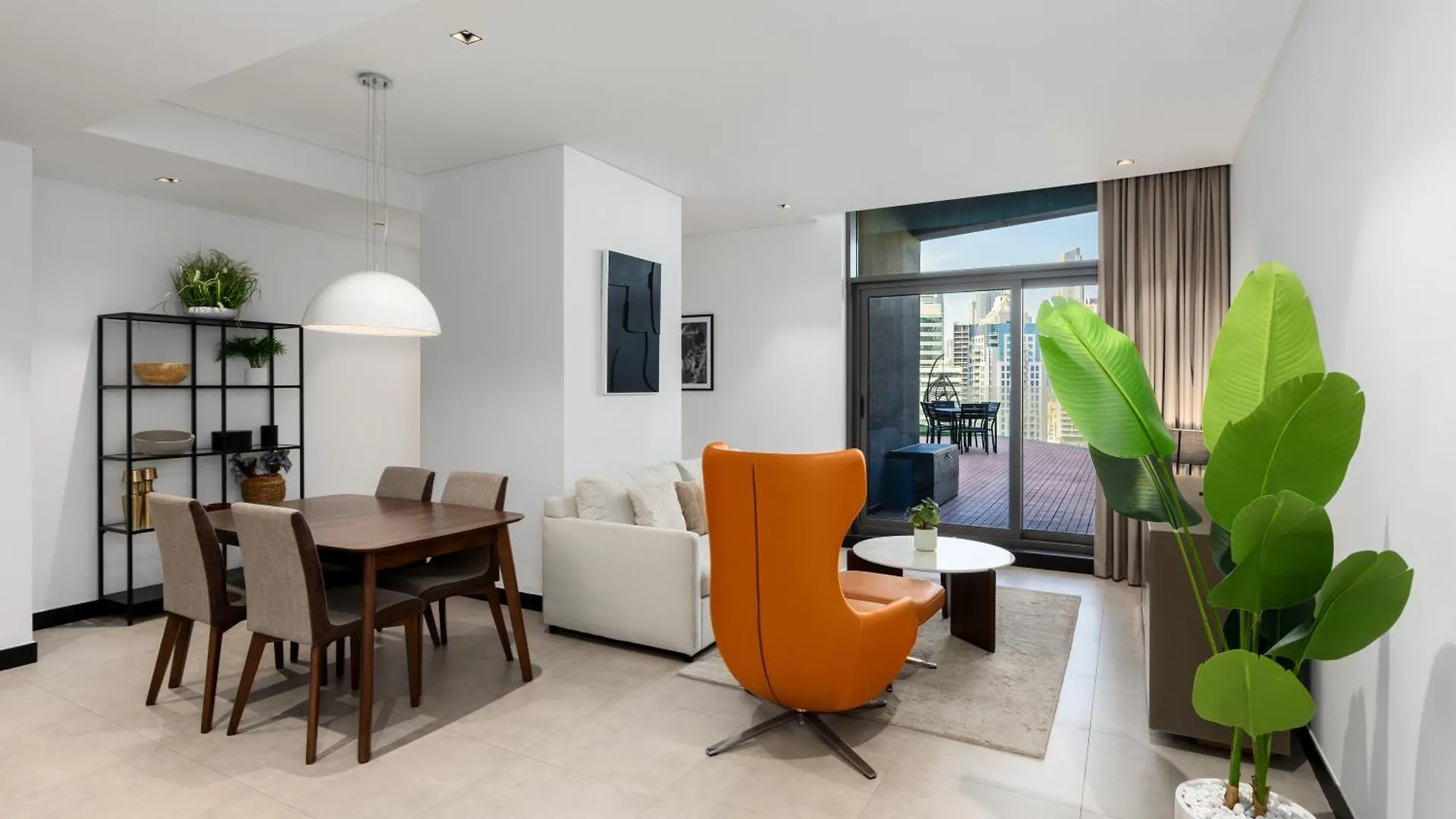 Waves - Spacious 2Br Apartment With Burj Views & Terrace Dubai